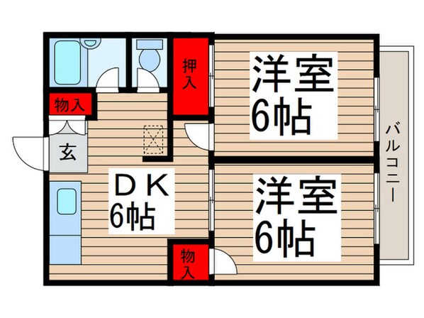 フェニックスの物件間取画像